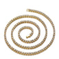 New Classical 4MM Tennis Chain Iced Out Bracelet Necklace Men Fashion Hip-Hop Jewelry Women 8/16/18/20/24/30inch Choker Gift
