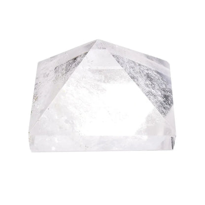 Clear Quartz Pyramid Chakra Reiki Tower - Home Decor