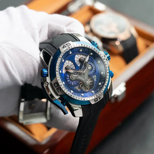 Reef Tiger RGA3503 Perpetual Calendar Mechanical Watch