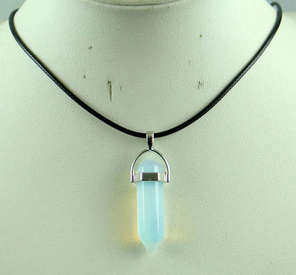 Necklace with a pendant on a mannequin bust