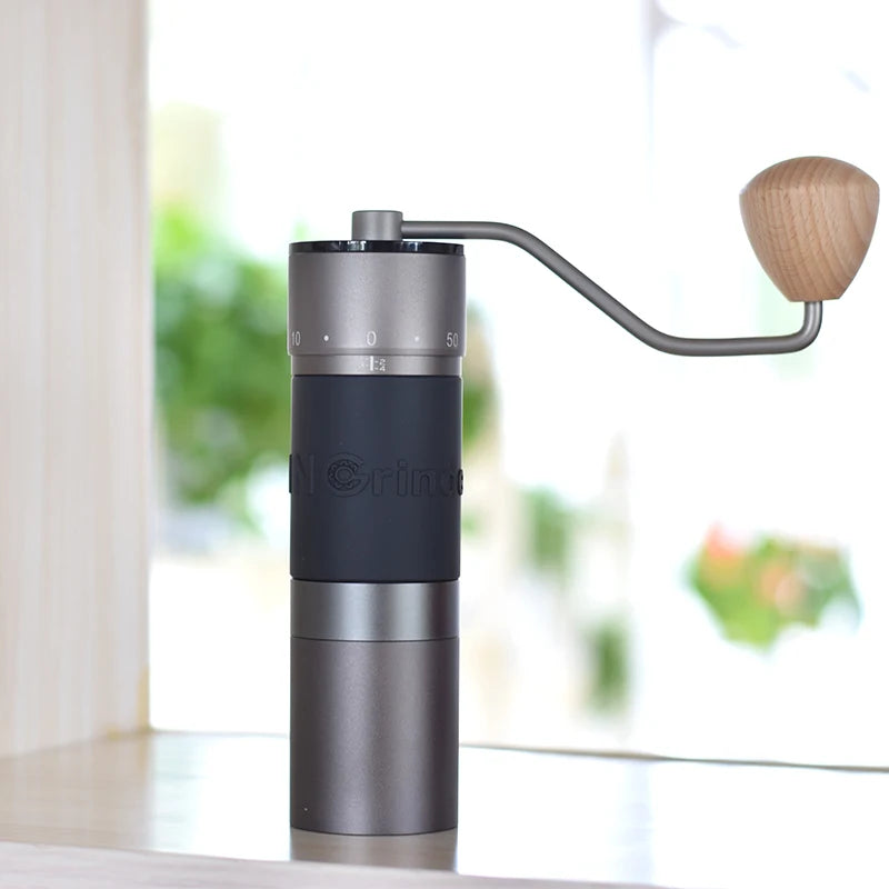 Kingrinder K4 /K6 manuelle Kaffeemühle tragbare Mühle 420er Edelstahl 48mm Edelstahl Titanbeschichtung Mahlwerk