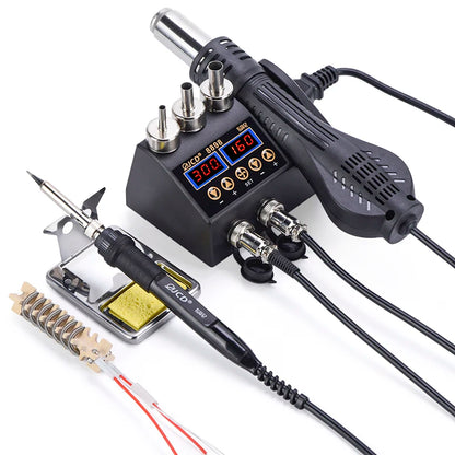 2 in 1 750W Soldering Station LCD Digital display welding rework station for cell-phone BGA SMD PCB IC Repair solder tools 8898