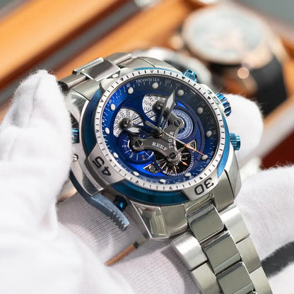 Reef Tiger RGA3503 Perpetual Calendar Mechanical Watch