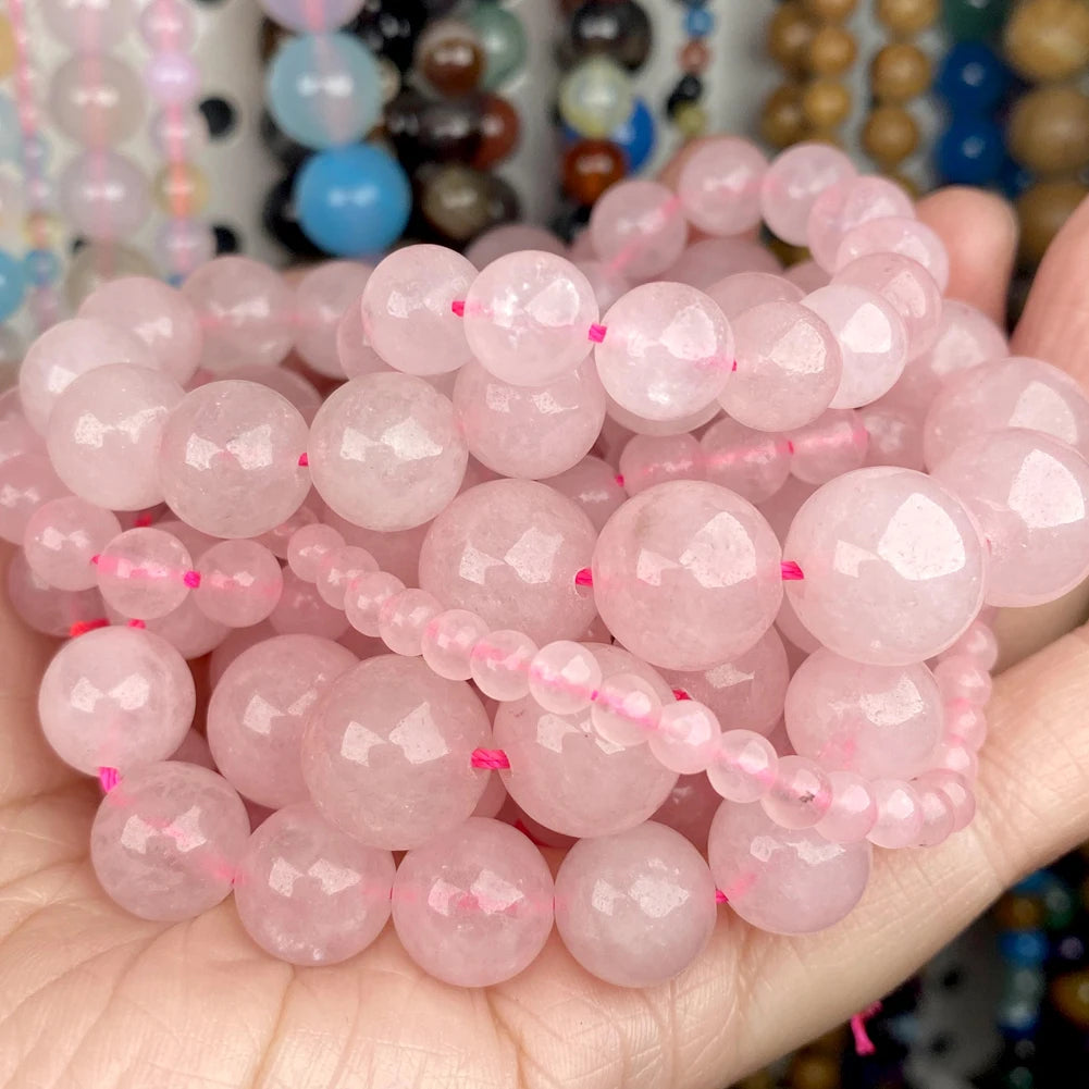 Natural Stone Beads 4 6 8 10mm Tiger Eye Lava Amazonite Turquoises Agates Jaspers Beads For Jewelry Making DIY Bracelet Necklace