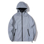 NEUE GRÖSSE Nacht-Reflektierende Jacken Doppeltes Gewebe Windbreaker Kapuzenjacke Herren Hip Hop Tänzer Wasserdichte Reißverschlussmäntel Oberbekleidung