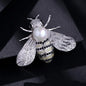 Bekannte Marke Design Insekten Serie Brosche Frauen Zarte Kleine Biene Broschen Kristall Strass Anstecknadel Schmuck Geschenke Für Mädchen