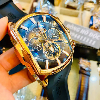 Reef Tiger/RT Top-Marke Luxus-Herrenuhr, großes Zifferblatt, mechanisches Tourbillon, Sportuhr, Relogio Masculino RGA3069
