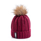 Neue Damenhüte, hohe Qualität, mit Pelz gefütterte Bommeln, Wintermütze, stylische Wollmützen für Damen, warme, dicke Streetwear-Strickmütze