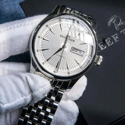 Reef Tiger Luxury Dress Watch – Blue Dial Automatic