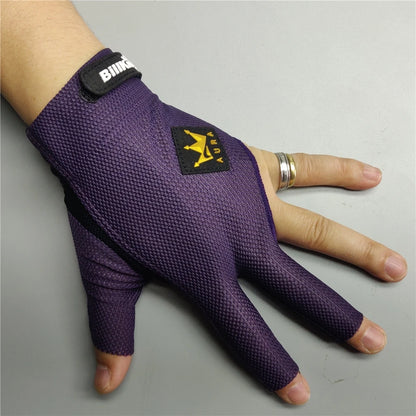 Billiard Glove Left Hand Medium Billking Korea Carom Mesh Glove 3 Fingers Professional Pool Glove Billiard Accessories