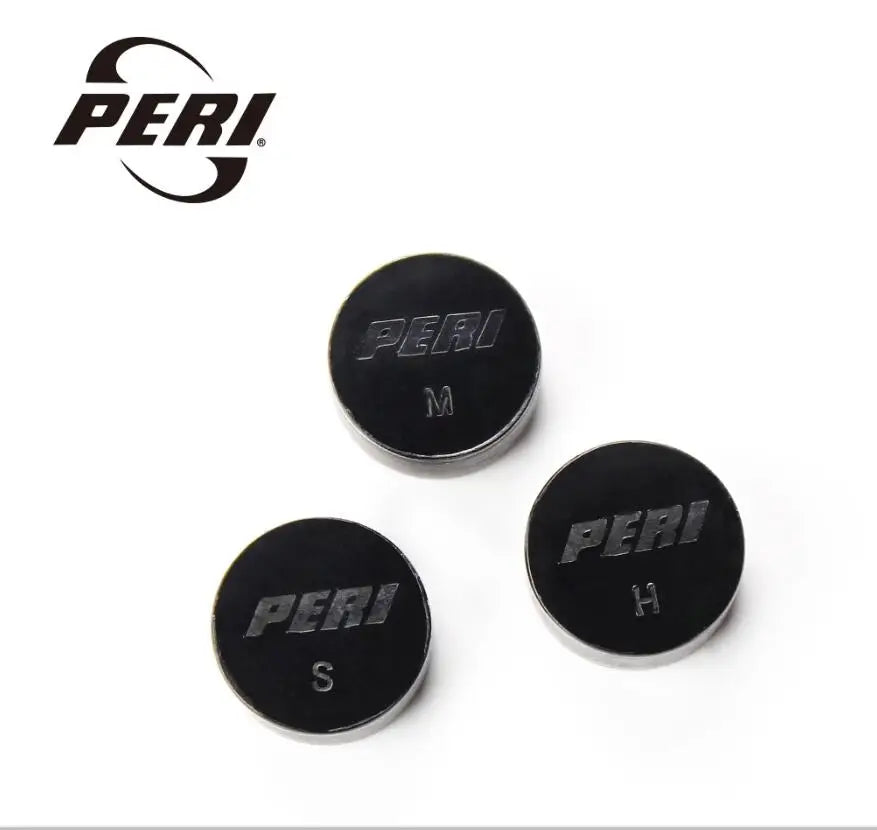 Original PERI Pool Cue Tip Black Ice 14mm 3pcs Professional Tip for Champion Billiards Players Durable Billiard Accessories