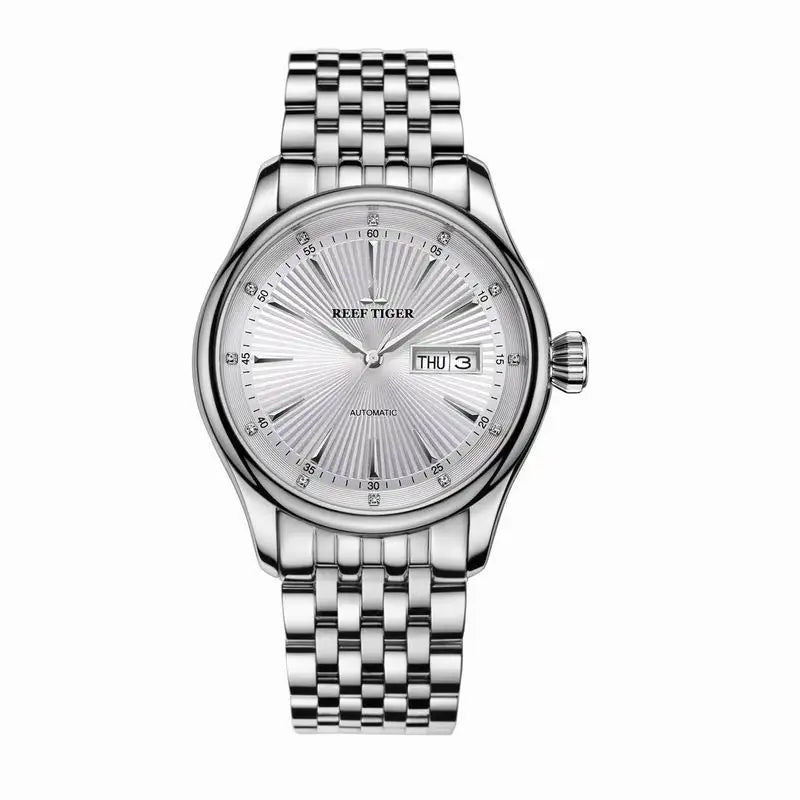 Reef Tiger Luxury Dress Watch – Blue Dial Automatic