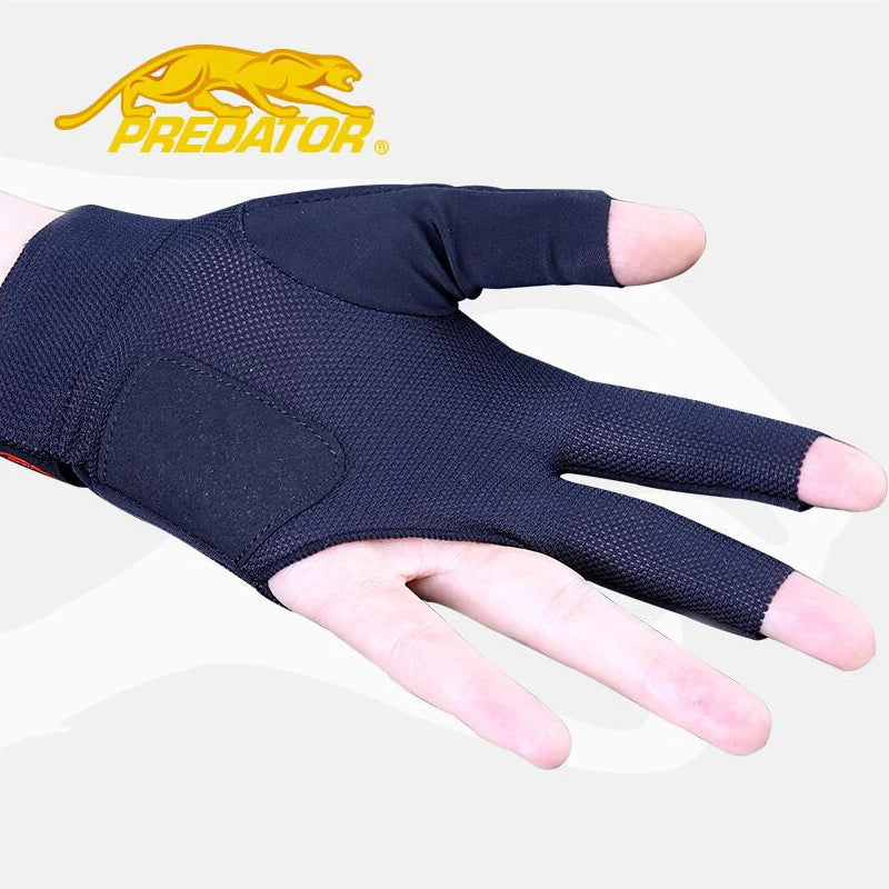 PREDATOR Non-Slip Billiard Glove – Left Hand 3-Finger