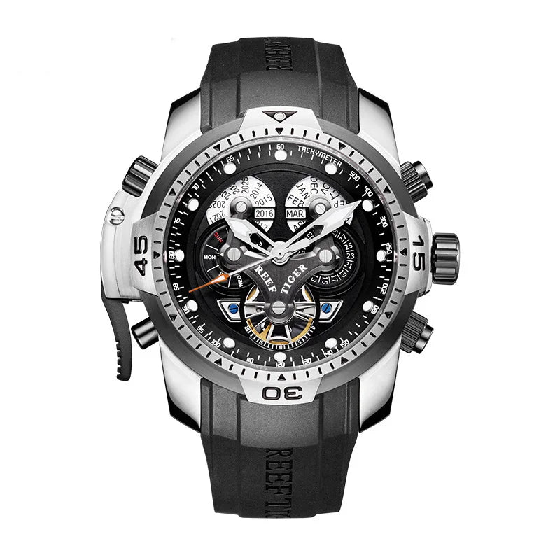 Reef Tiger RGA3503 Perpetual Calendar Mechanical Watch
