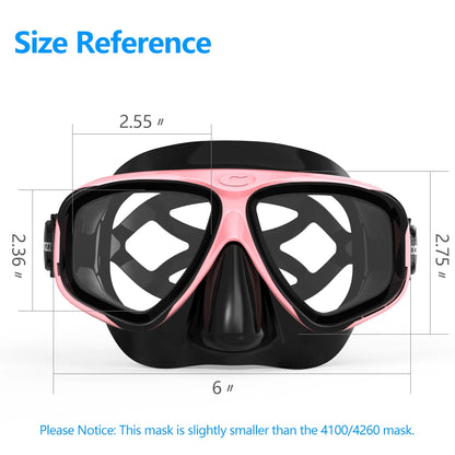 COPOZZ Professional Diving Scuba Mask No Fogging Snorkeling Scuba Dive Glasses Seal Diving Tempered Glass Mask Goggles Men Women