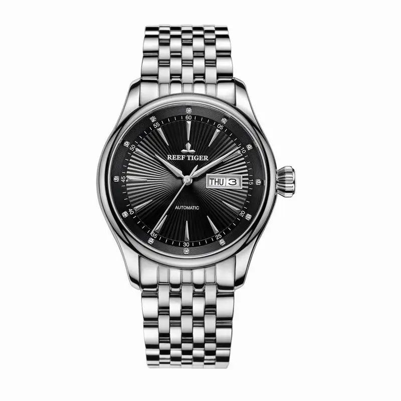 Reef Tiger Luxury Dress Watch – Blue Dial Automatic