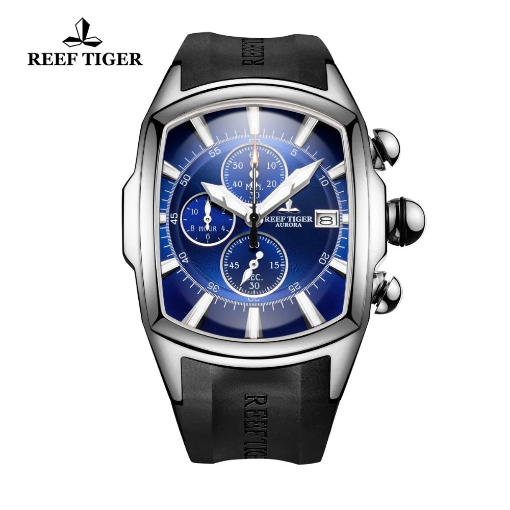 Reef Tiger Sport Chronograph Watch – Blue Dial RGA3069T