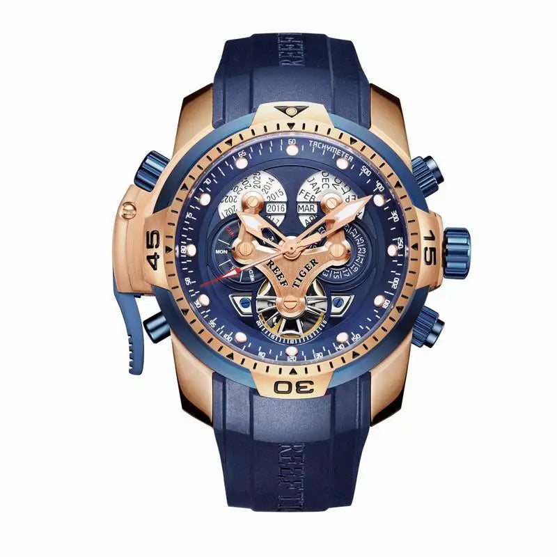Reef Tiger RGA3503 Perpetual Calendar Mechanical Watch