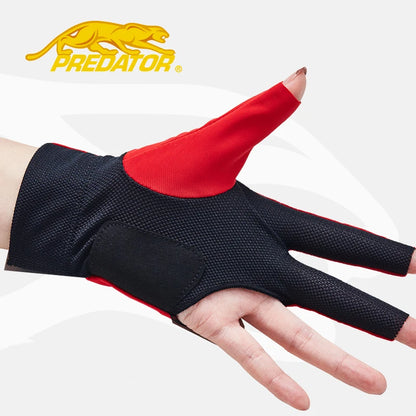 PREDATOR Non-Slip Billiard Glove – Left Hand 3-Finger