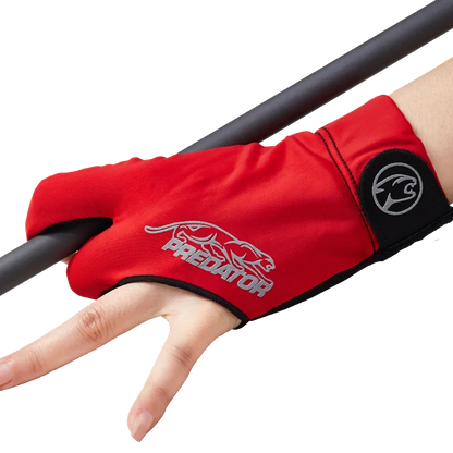 PREDATOR Non-Slip Billiard Glove – Left Hand 3-Finger