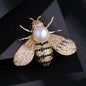 Bekannte Marke Design Insekten Serie Brosche Frauen Zarte Kleine Biene Broschen Kristall Strass Anstecknadel Schmuck Geschenke Für Mädchen