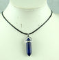 Natural Stone Crystal Hexagonal Pendant — Quartz, Tiger Eye & More