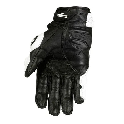 Motorradhandschuhe Schwarz Racing Echtes Leder Motorradhandschuhe Weiß Straßenrennen Teamhandschuhe Herren Sommer Winter