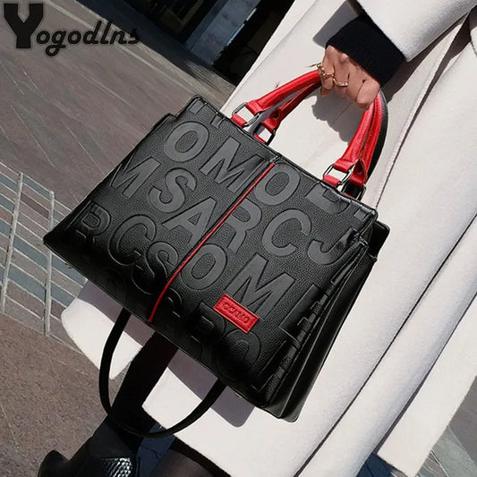 PU-Leder Freizeittaschen Damen Luxus Designer Tragetasche Weiblich Große Kapazität Reisetasche Umhängetasche Sac