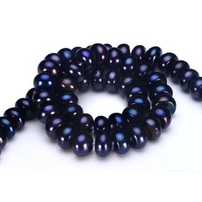 Amazing New Real Black Pearl Jewelry Necklace For Women,Natural Freshwater Pearl Cute Love Shape Buckle,Fashion Jewelry
