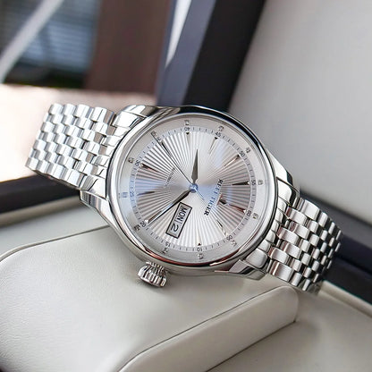 Reef Tiger Luxury Dress Watch – Blue Dial Automatic