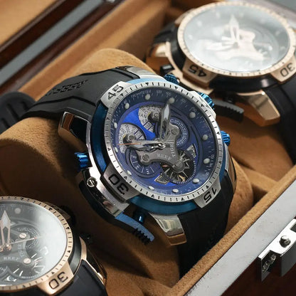 Reef Tiger RGA3503 Perpetual Calendar Mechanical Watch