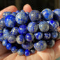 Natural Stone Beads 4 6 8 10mm Tiger Eye Lava Amazonite Turquoises Agates Jaspers Beads For Jewelry Making DIY Bracelet Necklace