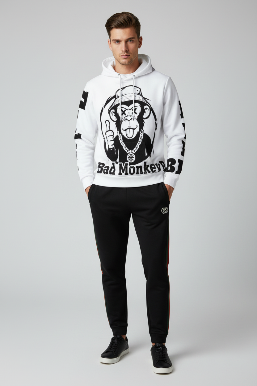 Bad Monkey Hoodie heavy pullover sweater