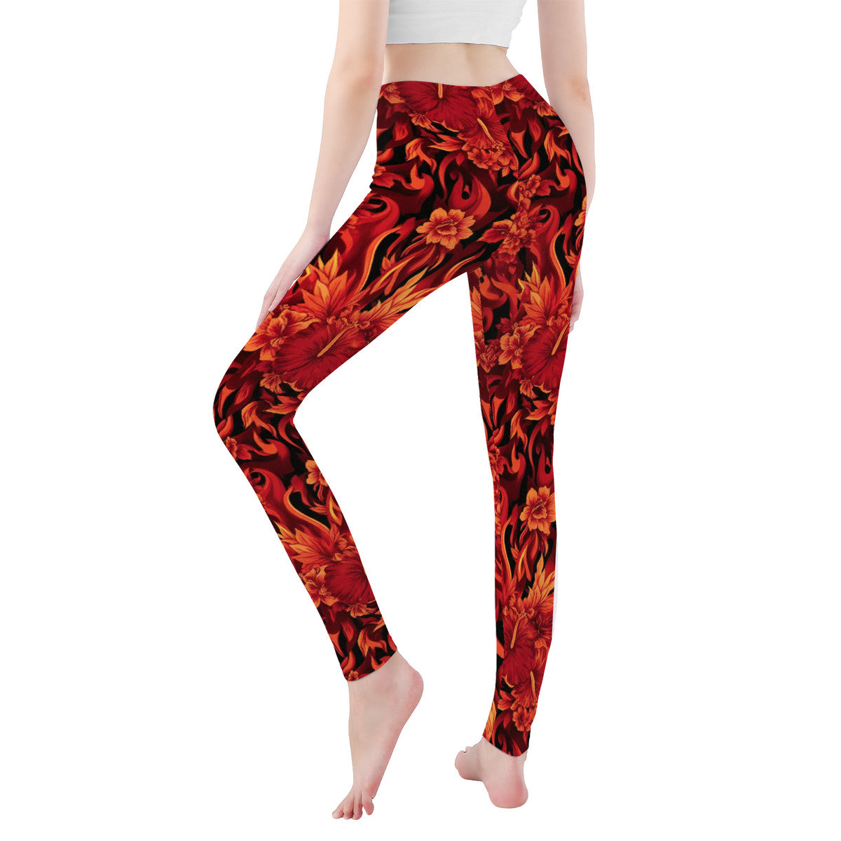 Teglex Yoga Leggings | Full Length 82% Polyester High Waist Stretch for Yoga & Running