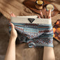 Men's underwear, flat leg pants, mid waist four corner pants