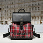 CH Fashion Color-Block Backpack Versatile Date-Night Backpack Preppy College-Style Student Book Bag Luxury-Inspired Women's Bag