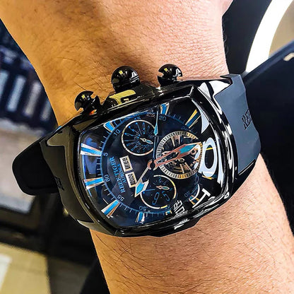 Reef Tiger/RT Top-Marke Luxus-Herrenuhr, großes Zifferblatt, mechanisches Tourbillon, Sportuhr, Relogio Masculino RGA3069