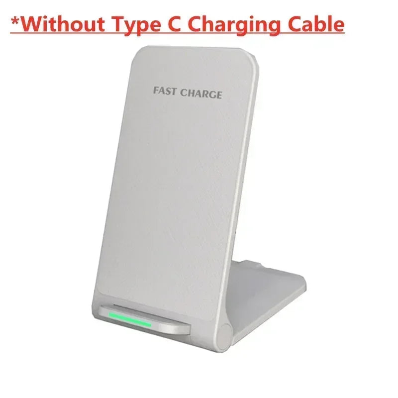 65W Wireless Charger Station Earphone Phone Fast Charging Charger Holder For iPhone 16 15 14 13 Pro Max Samsung S24 S23 Xiaomi