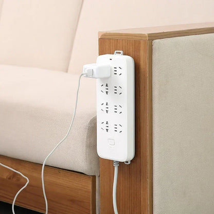 1/2/5/10PCS Self-Adhesive Desktop Socket Fixer Hanging Power Strip Cable Organizer Wall Holder Fixator Removable Wall-Mounted