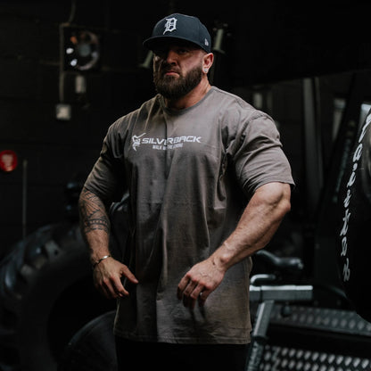 SILVERBACK Men's Oversized Cotton Gym Wear Tee-Shirt