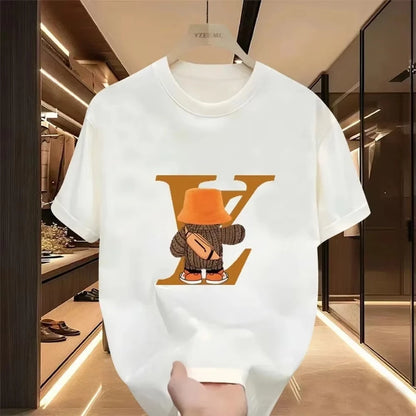 Heißer Verkauf Männer Frauen Lässiges T-Shirt Designer T-Shirts Print Kurzarm Oversized Top Rundhals Herren Damen Baumwoll-T-Shirts 71304