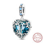 Hot Sale 925 Sterling Silve Charms Beads Forever Love Heart Sister Family Life Charms Dangle For Bracelet Woman Jewelry Gifts
