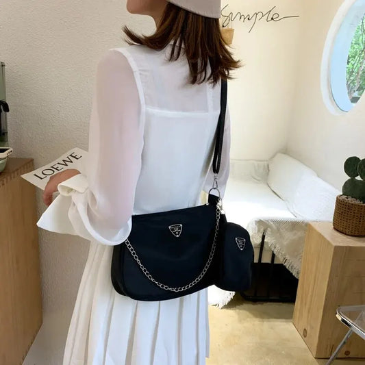 Women's Nylon Crossbody Underarm Bag Casual