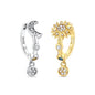 Original 925 Sterling Silber Ohrringe 2025 Stecker Creolen Kristall Ohrringe für Damen Roségold Krone Herz Unendlichkeit Biene Ohrring Schmuck