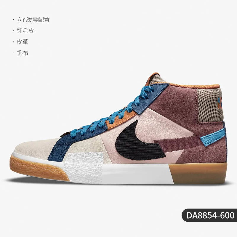 Customized Blazer Mid-Top Skate Shoes Casual