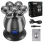 7D Floating Head Electric Shaver for Men — Skull Design, Waterproof & Portable