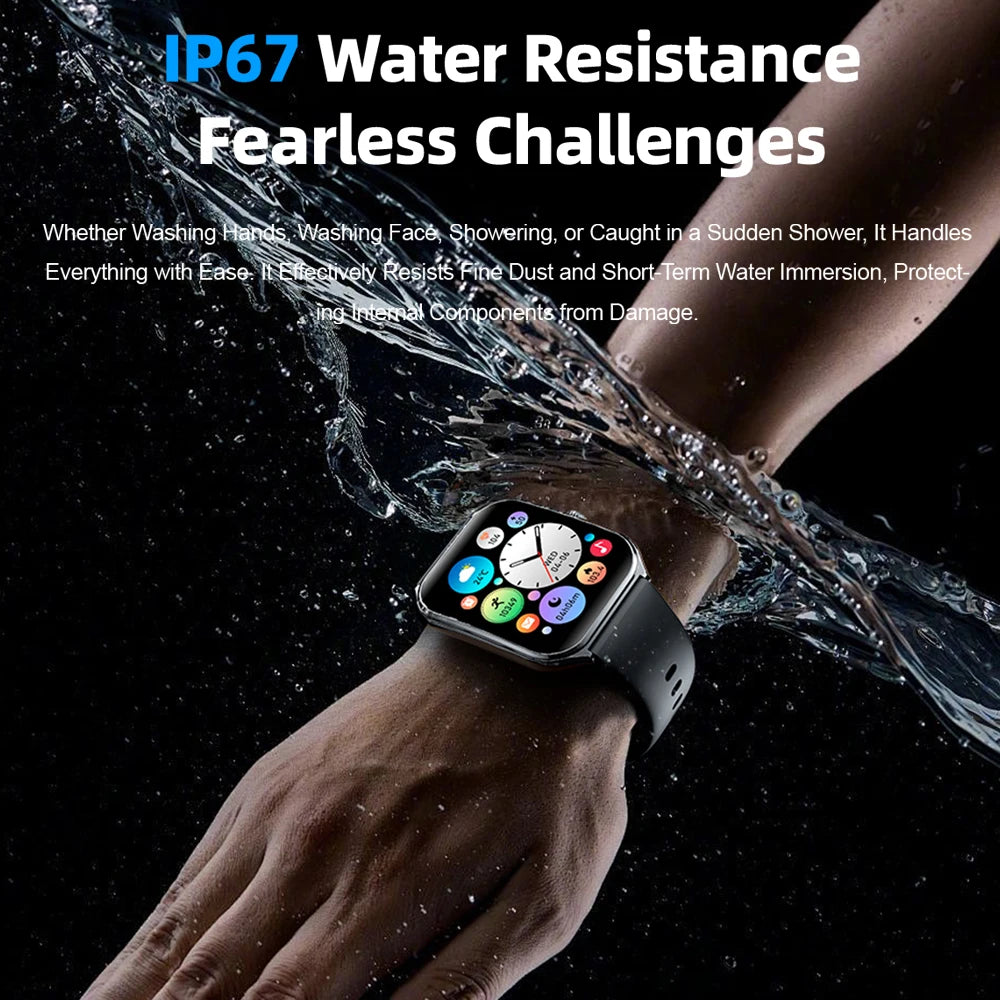 New Ultra Thin Smart Watch men 1.96" AMOLED 360*360 HD Pixel Display Always Show Time Call Reminder Smartwatch Ladies For huawei