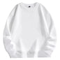 Trendiges vielseitiges Sweatshirt Herren einfarbig Herbst und Winter heiß begehrt schlicht und bequem Unisex Rundhals-Sweatshirt