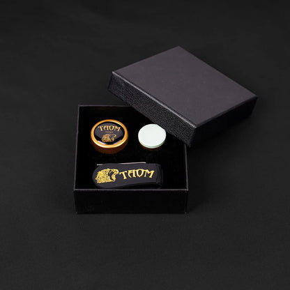 TAOM Chalk V10/Pyro/Soft Round Chalk Billiard Chalk Case Professional Pool Snooker Chalk Holder  Billiards Accessories