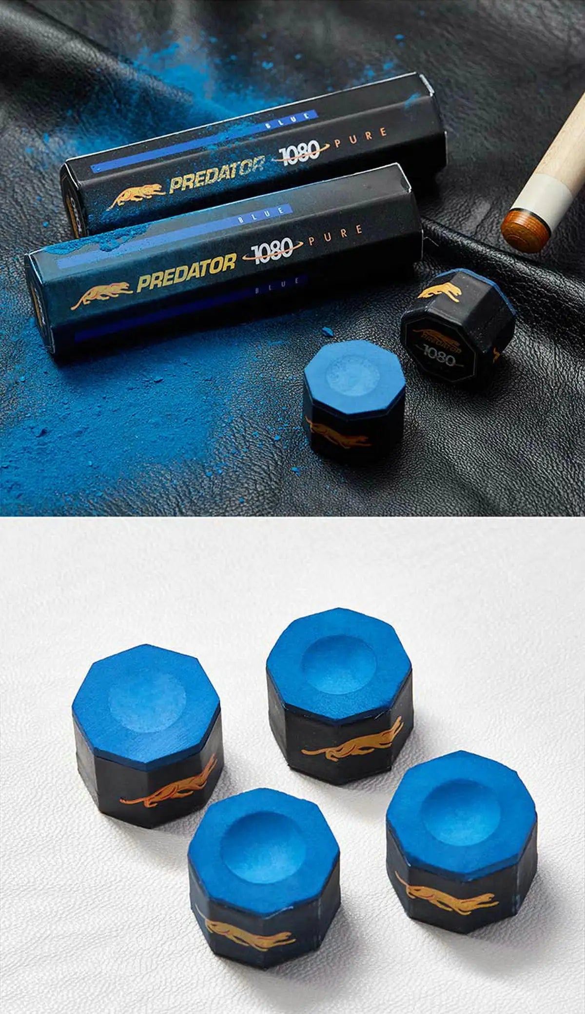 Predator 1080 Octagonal Billiard Chalk – Pro Pool Cue